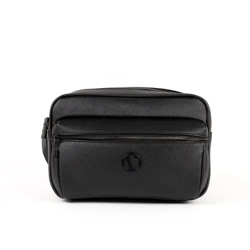 SACOCHE BANANE DE LUXE VO7 HOMME CUIR NOIR