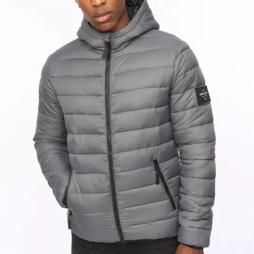 VESTE DOUDOUNE CROSSHATCH HOMME GRIS