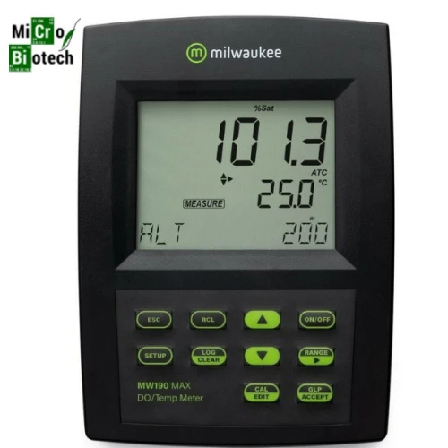 Oxymetre de paillasse avec sonde d’oxygene Milwaukee
