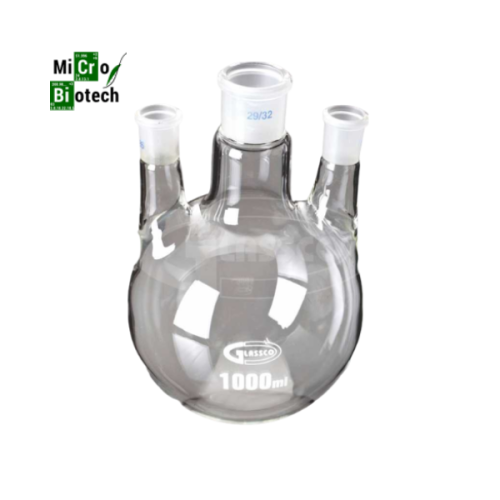 Ballon fond rond tricol rodé Glassco - Volume: 250ml
