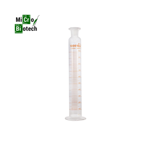 Eprouvette en verre avec bouchon Joanlab - Volume: 1000ml