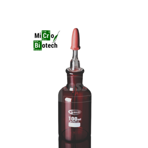 Flacon compte gouttes ambré Glassco - Volume: 250ml