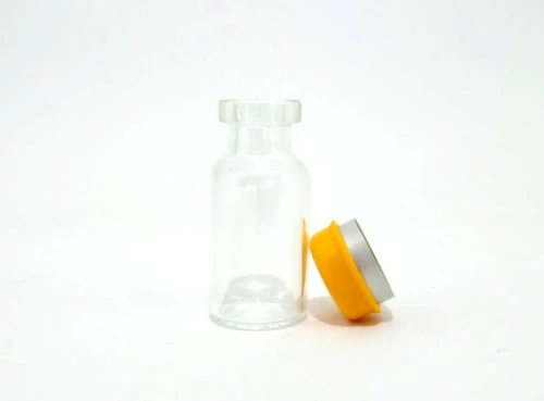 Flacon ( vial ) transparent avec capsule à sertir