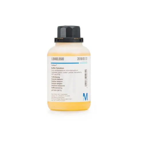 Solution tampon PH 10.00 (20°C) Flacon plastique 500ml MERCK