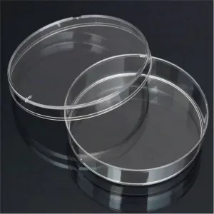 Boite de Pétri Stérile en Plastique - Diamètre: 90mm, Compartiment: double
