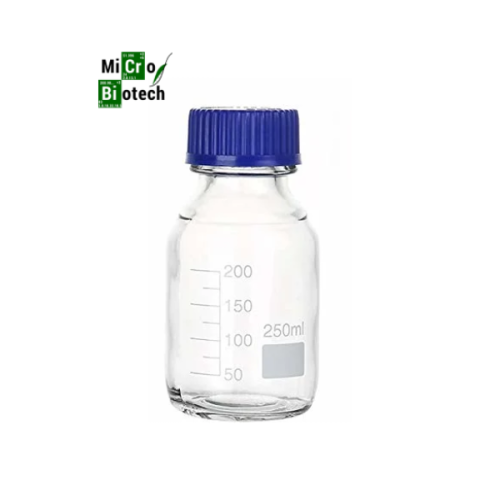 Flacon Iso en verre clair avec bouchon JOANLAB - Volume: 250ml