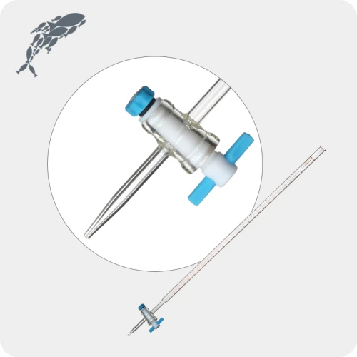 Burette avec robinet en PFTE Joanlab - Volume: 100ml