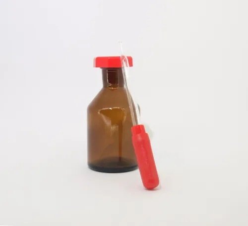 Flacon compte gouttes en verre - Volume: 60ml, Couleur: Blanc (Transparent)