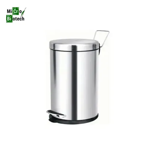 Poubelle à pédale en INOX - Volume: 12L