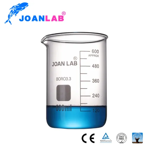 Bécher en verre FORME BASSE JOANLAB - Volume: 500ml