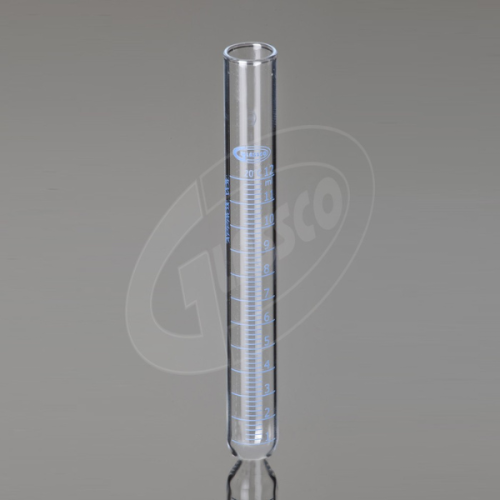 Tube en verre fond rond gradué Glassco - Volume: 30ml