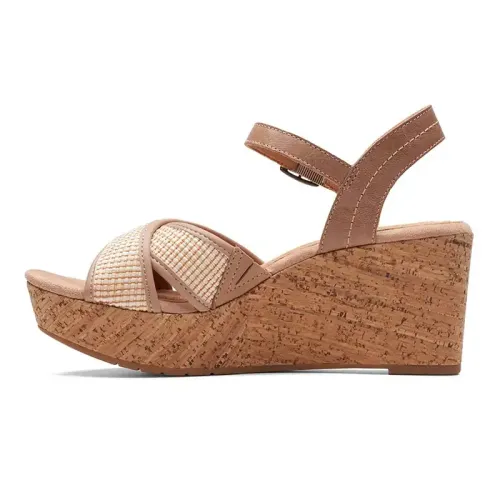 Clarks - Elleri Plum Praline Leather