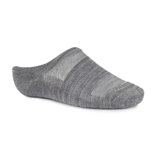 Skechers - 3Pk Womens 1/2 Terry Super No Show Pink / Grey