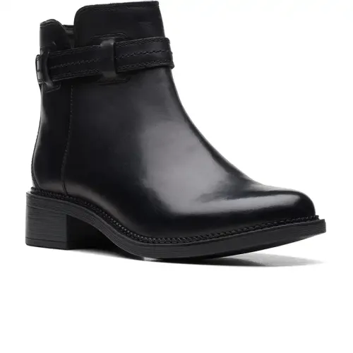 Clarks - Maye Ease Black Leather