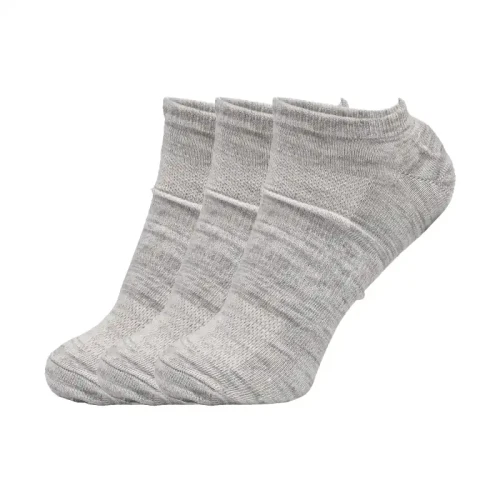 Skechers - 3Pk Mens Non Terry Super No Show Grey / Multi