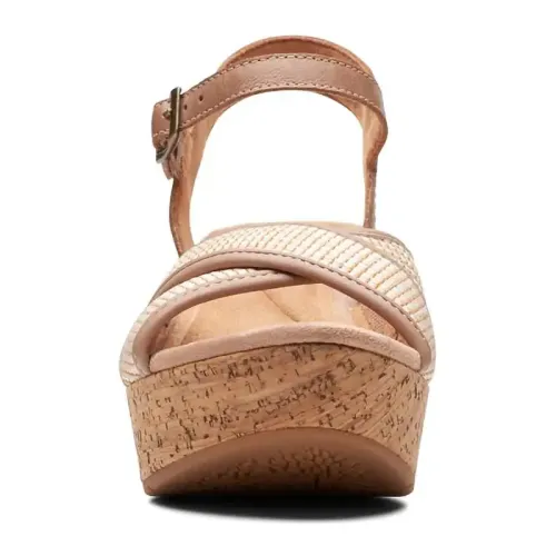 Clarks - Elleri Plum Praline Leather