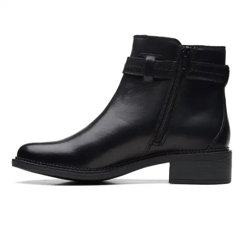 Clarks - Maye Ease Black Leather