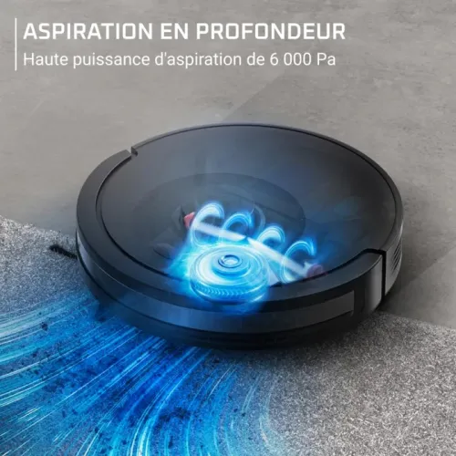 X-PLORER Serie 85, Aspirateur robot laveur, 6 000 Pa, Détection laser à 360° RR87C5WH