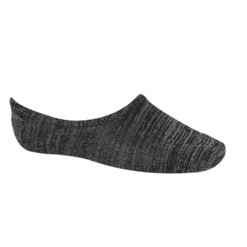 Skechers - 3Pk Mens 1/2 Terry Super No Show Black / Grey