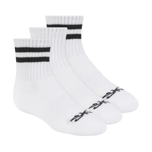 Skechers - 3PK BOYS 1/2 TERRY HIGH QTR CREW