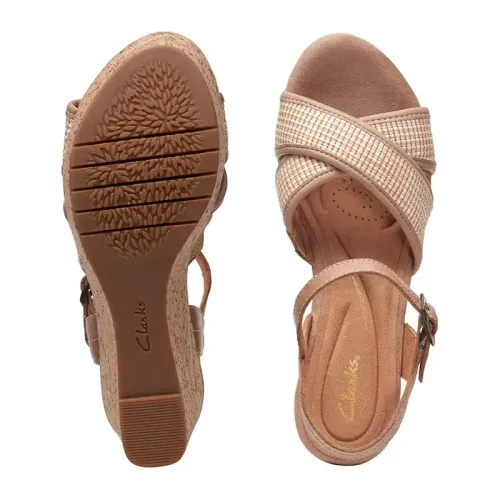 Clarks - Elleri Plum Praline Leather