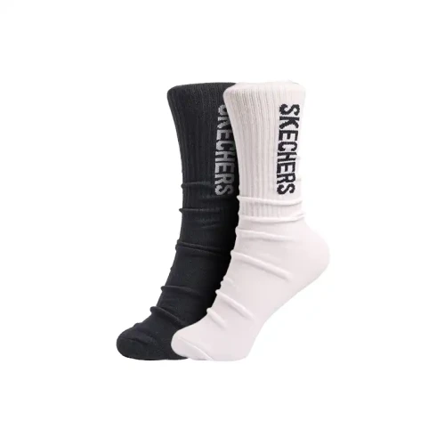 Skechers - 2Pk Unisex Non Terry Crew Black Traditional