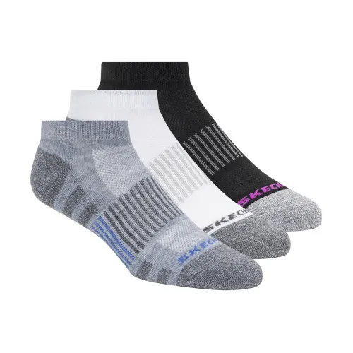 Skechers - 3PK WOMENS EXTENDED TERRY LOW CUT