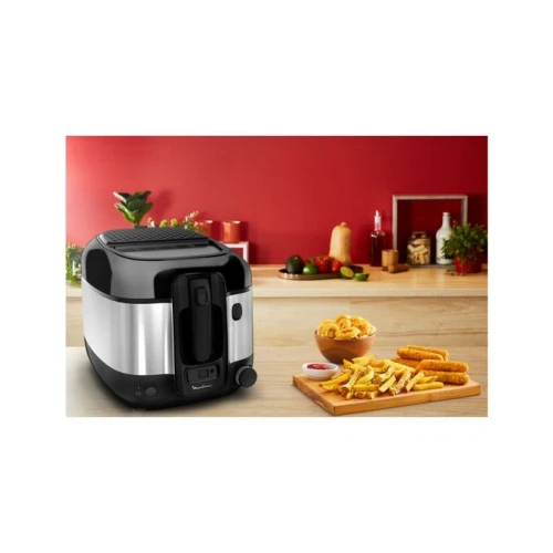 FRITEUSE MOULINEX SUPER UNO 1.5KG INOX/NOIR  AM316D10