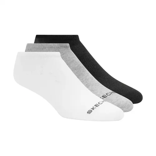 Skechers - 3Pk Womens Non Terry No Show