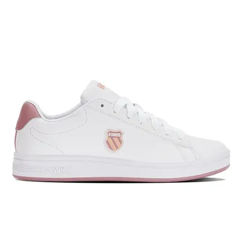 K-Swiss - Court Shield Wht/Fxglve/Apricot M