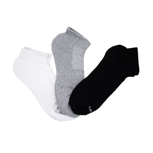 Skechers - 3Pk Unisex 1/2 Terry Qtr Crew