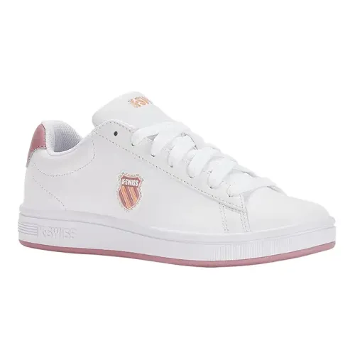 K-Swiss - Court Shield Wht/Fxglve/Apricot M