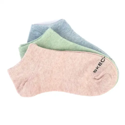 Skechers - 3Pk Womens Non Terry No Show