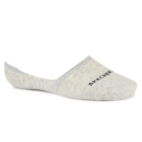 Skechers - 3Pk Mens Non Terry Liner White / Grey