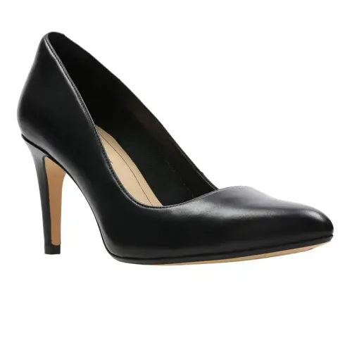 Clarks - Laina Rae Black Leather