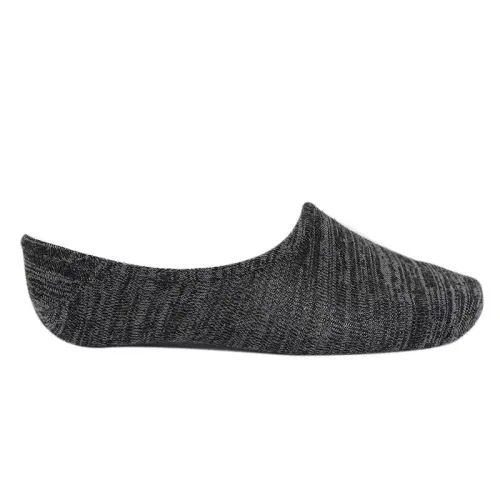 Skechers - 3Pk Mens 1/2 Terry Super No Show Black / Grey