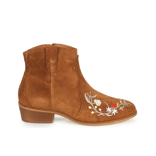 BOOTS ANDRÉ WEST FEMME CAMEL