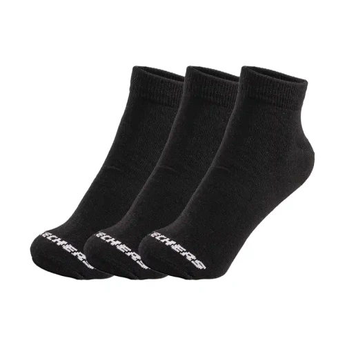 Skechers - 3Pk Unisex Non Terry Qtr Crew – Flat Knit