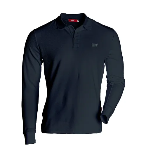 POLO A MANCHES DEPART HOMMES BLEU MARINE