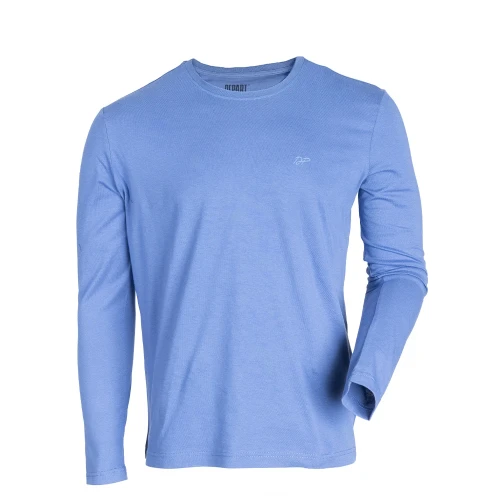 T-SHIRT A MANCHES DEPART HOMMES BLEU CLAIRE