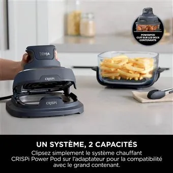 FRITEUSE AIR FRYER NINJA CRISPI BLEU FN101EUGY