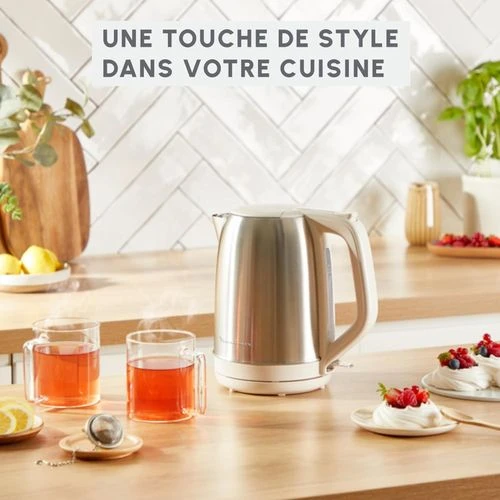BOUILLOIRE MOULINEX SUBITO PLUS INOX 1.7L BY5S1A E0