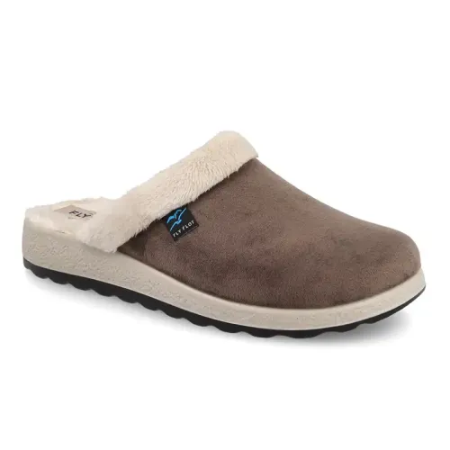 Fly Flot - Cloth Woman Slipper Taupe