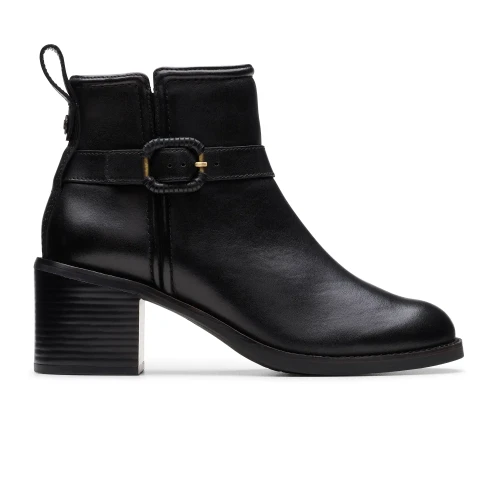 Clarks - Chamberly Trim Black Leather