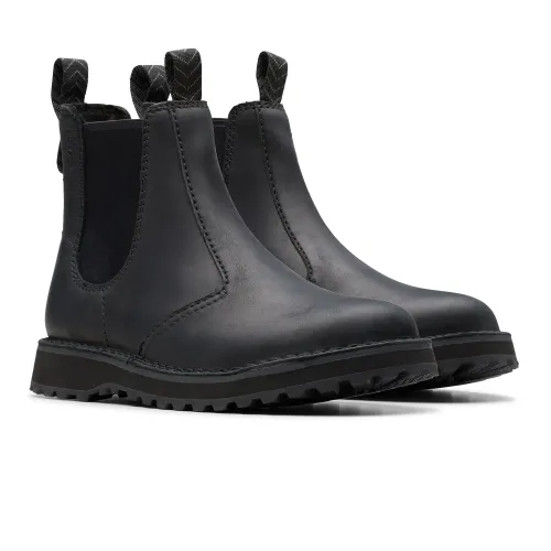 Clarks - Solsbury Easy Black Leather