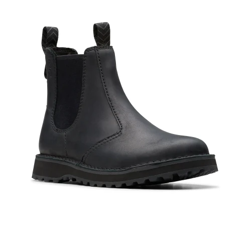 Clarks - Solsbury Easy Black Leather