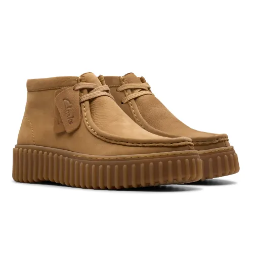 Clarks - Torhill Moss Light Tan Nubuck