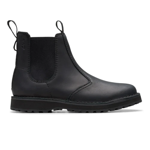 Clarks - Solsbury Easy Black Leather