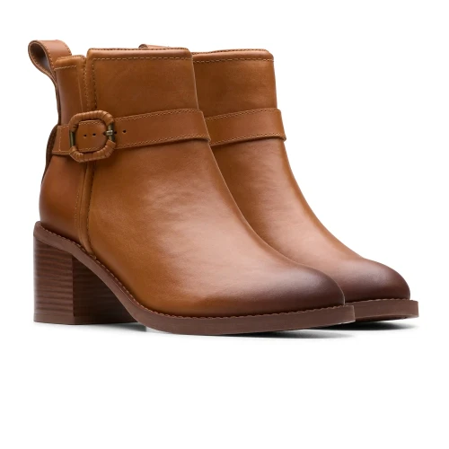 Clarks - Chamberly Trim Mid Tan Lea
