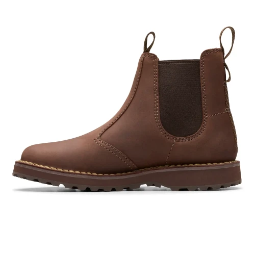 Clarks - Solsbury Easy Dark Brown Lea